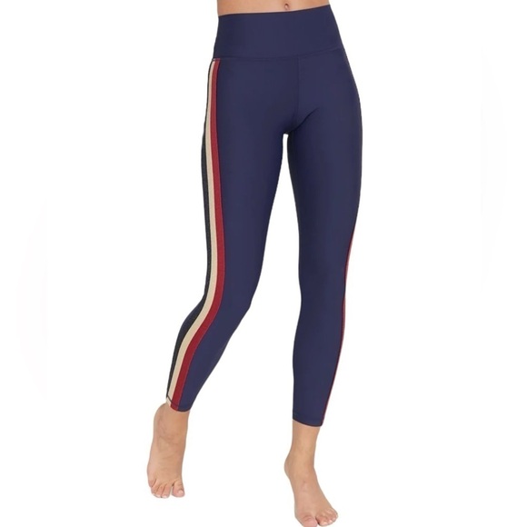 Spritual Gangster Shimmer Stripe 7/8 High Waist Leggings Women’s Size Sm… - Picture 9 of 14